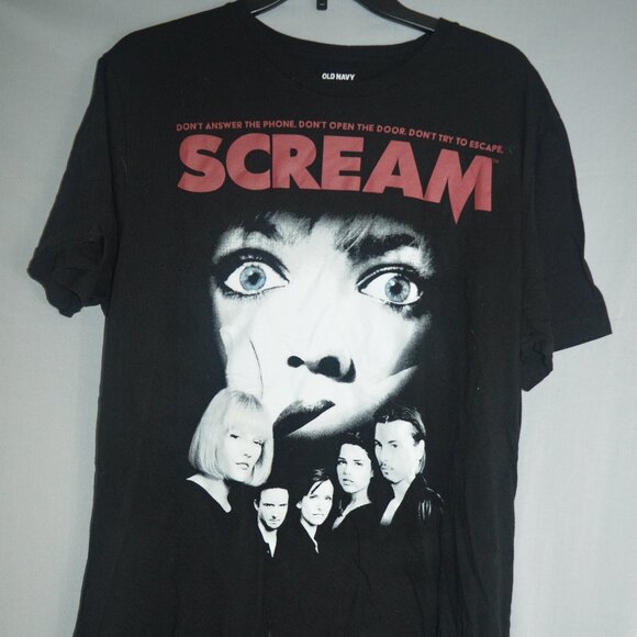 Old Navy scream t shirt large tall - Picture 1 of 5
